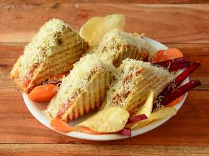 Vegetable cheese toast