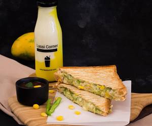 Corn N Cheese Sandwich With Oreo Shake