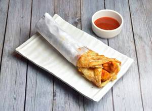 Double egg chicken roll