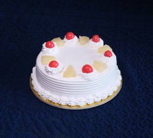 Eggless Pineapple Vegan Cake