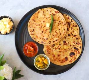 Aloo Paratha With Dahi