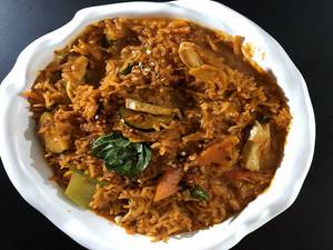 Fish Thai Red Curry Rice