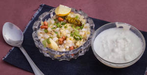 Sabudana Khichdi With Dahi (curd)