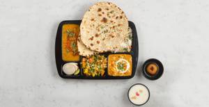 Veg Deluxe Thali (Serves 1)