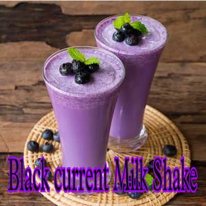 Blackcurrant Ice cream Milkshake