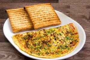 Sausage & Bacon Mixed With Egg Scramble