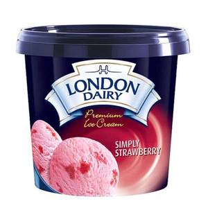 Simply Strawberry Ice Cream [1Litre, 1 Tub]