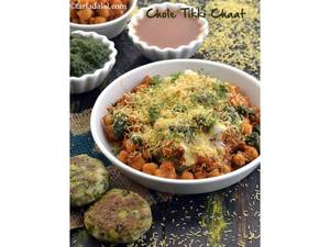 Chole Tikki Chaat
