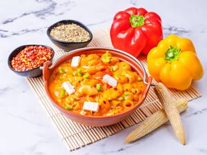 Macaroni Pasta Paneer All Veggies With Cheese