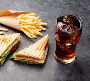 Veg Cheese Grilled Sandwich + Cold Drink (250 ml) + French Fries Combo      