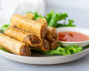 Crunchy Veg Spring Roll[O]