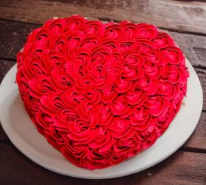 Floral Red Velvet