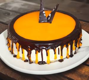 Orange choco cake