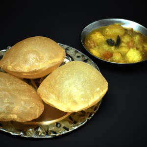 Poori Sabzi - 6 Pooris And Sabzi