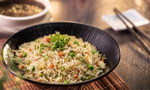 Egg  Peri Peri Fried Rice
