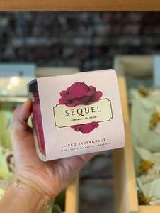 Red Sauerkraut Jar