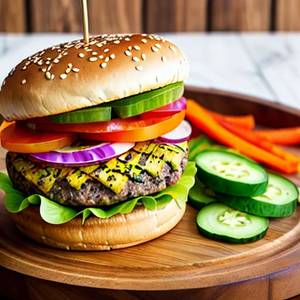 Spicy Veg Burger 