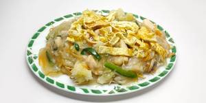 Mixed Cantonese Chowmien (Gravy)