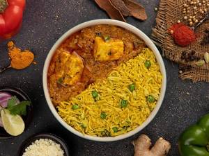 Paneer Lababdar With Matar Pulao