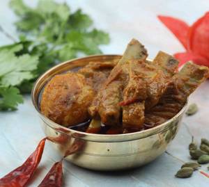 Mutton Kosha with aloo