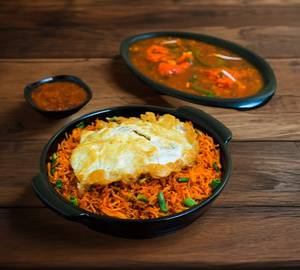 Chicken Triple Fried Rice