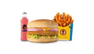 Veg Nikku Singh Burger Combo