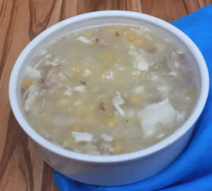 Sweet Corn Chicken Soup