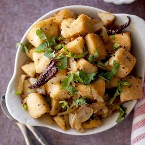Pan Fried White Dhokla (6 Pcs)