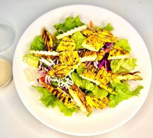 Grilled Chicken Salad With Honey Tahini Dressing