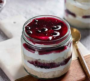 Blueberry Cream Cake Jar Set Of 2