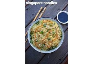 Veg Singapore Noodle [Schezwan]