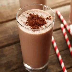 Chikoo Chocolate Milkshake