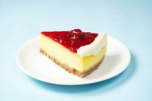 Lemon Strawberry Cheesecake Slice (Contains Egg)