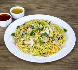 Double Egg Chicken Noodles