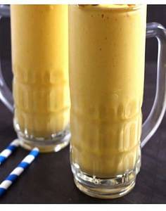 Mango Milkshake With Ice Cream