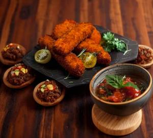 Crispy Chicken Fingers With Hot Garlic Sauce
