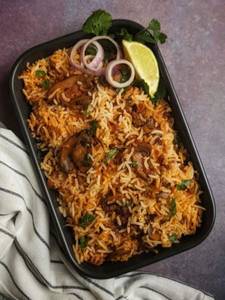 Mushroom Matka Biryani