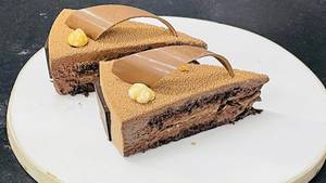 Eggless Belgium Hazelnut Pastry