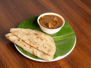 Parotta ( 2) & Chicken Curry