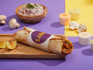 Chettinad Mushroom Kathi Roll