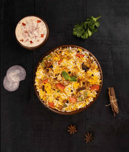 Ora Cafe Special Veg Biryani