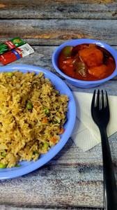 Veg Fried Rice With Chilly Paneer Combo