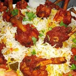 Chicken Lollipop Biryani