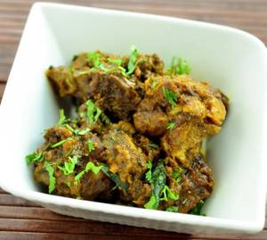 Garlic mutton dry