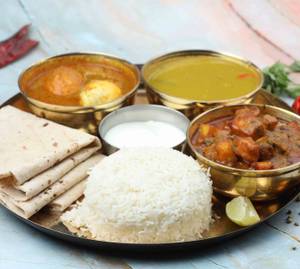 North Indian Egg Curry Meal