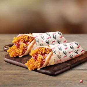 Double egg double chicken rolll