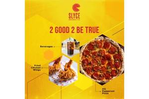 Og Pepperoni + Fried Chicken Wings + Beverage