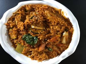 Veg Thai Red Curry Rice