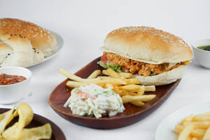 The Fat Boy Sandwich With Fries 