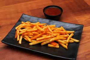 Peri Peri Fries + Kaala Khatta